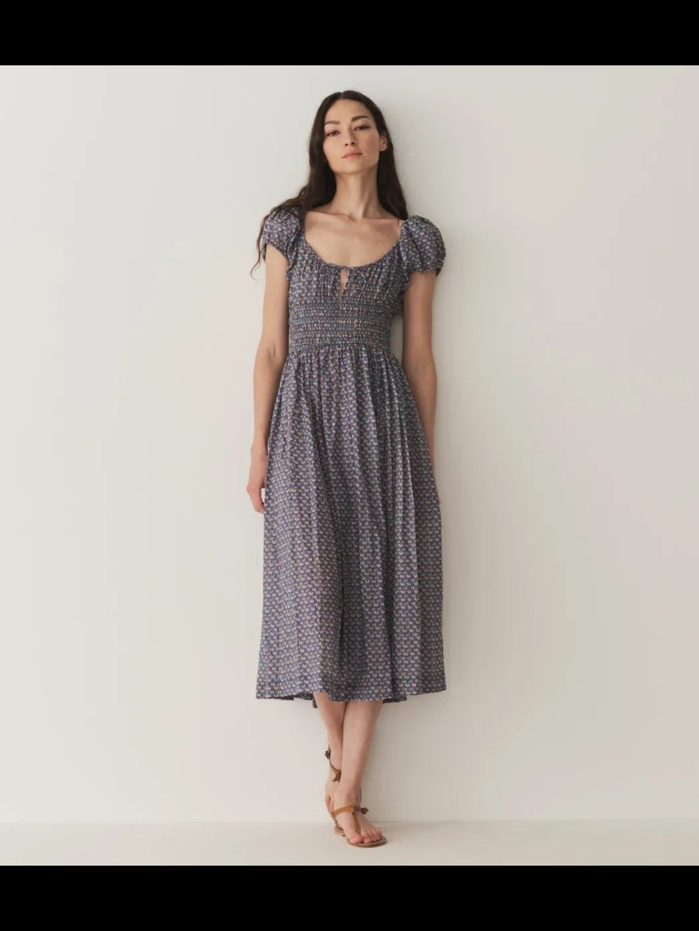 NWOT Doen Quinn dress in Dahlia Ikat - Picture 6 of 6